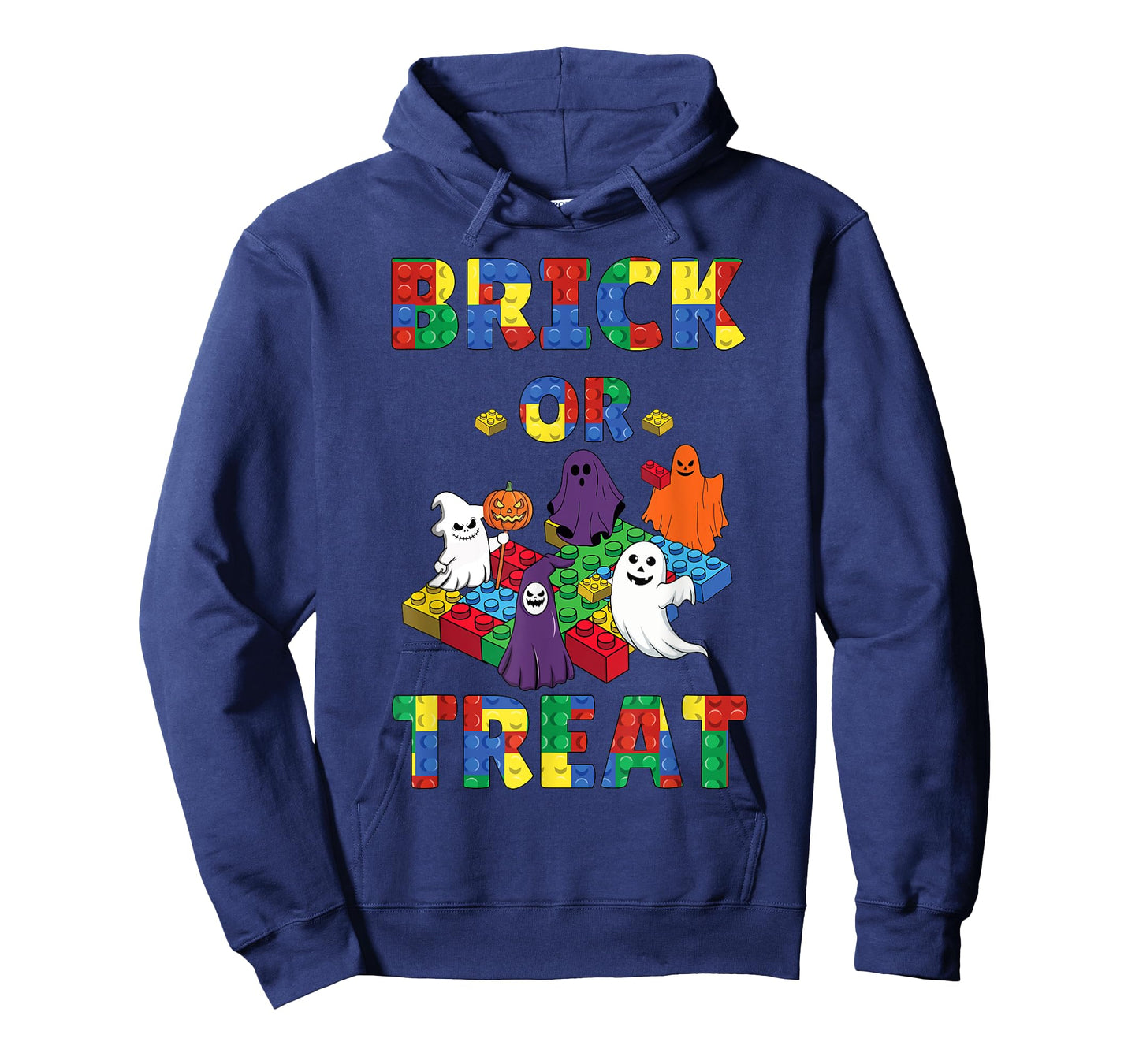 Brick Or Treat Brick Master Builder Funny Kids Halloween T-Shirt