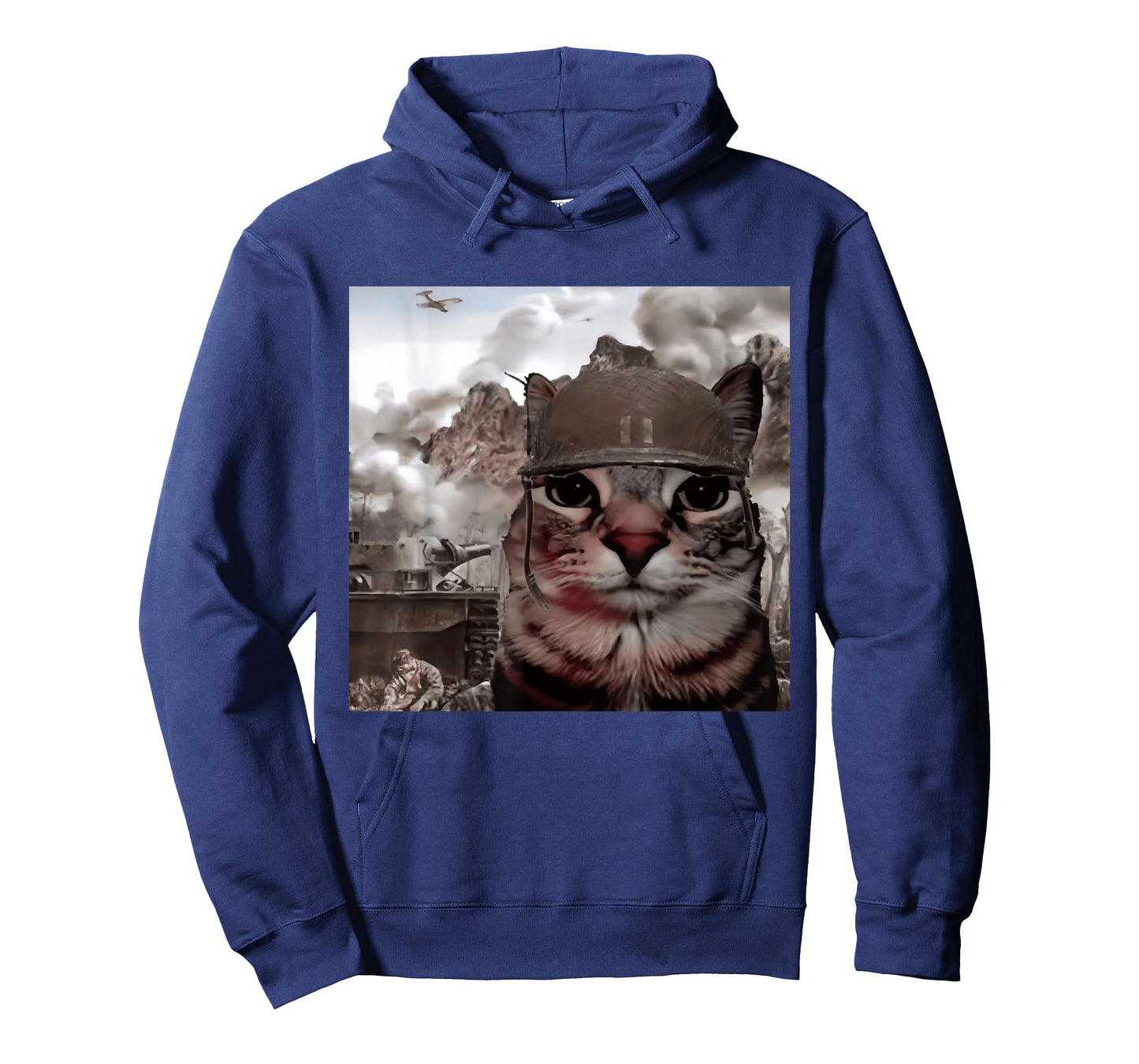 Funny Gen Alpha Meme Soldier Cat Hilarious World War Joke T-Shirt
