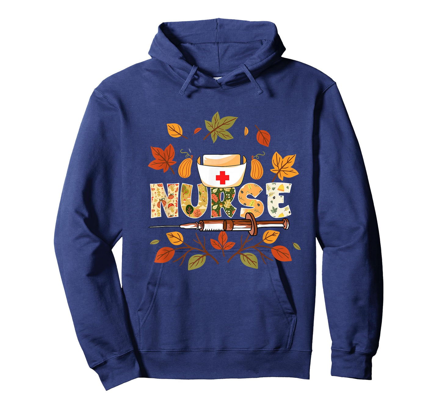 Autumn Fall Outfit Nurse Thankful Grateful Blessed T-Shirt