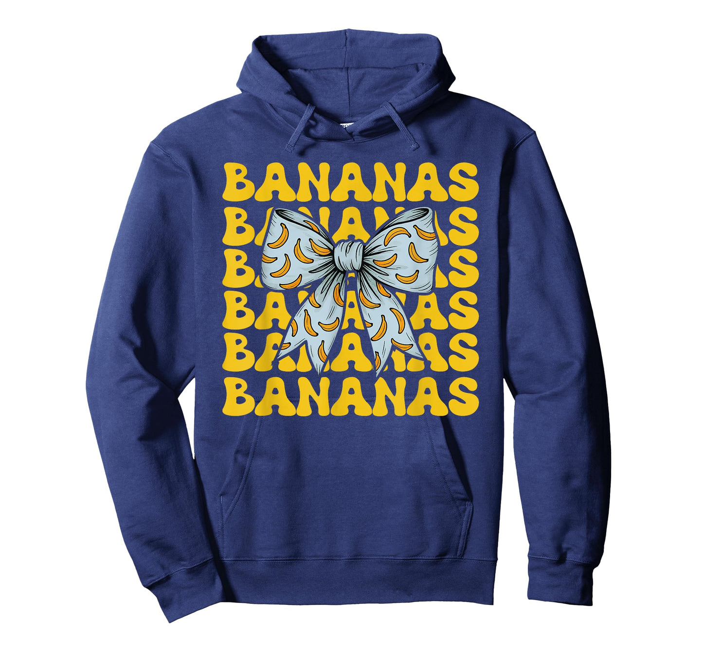 Retro Bananas Last Name Coquette Bow Women Girls Kids T-Shirt