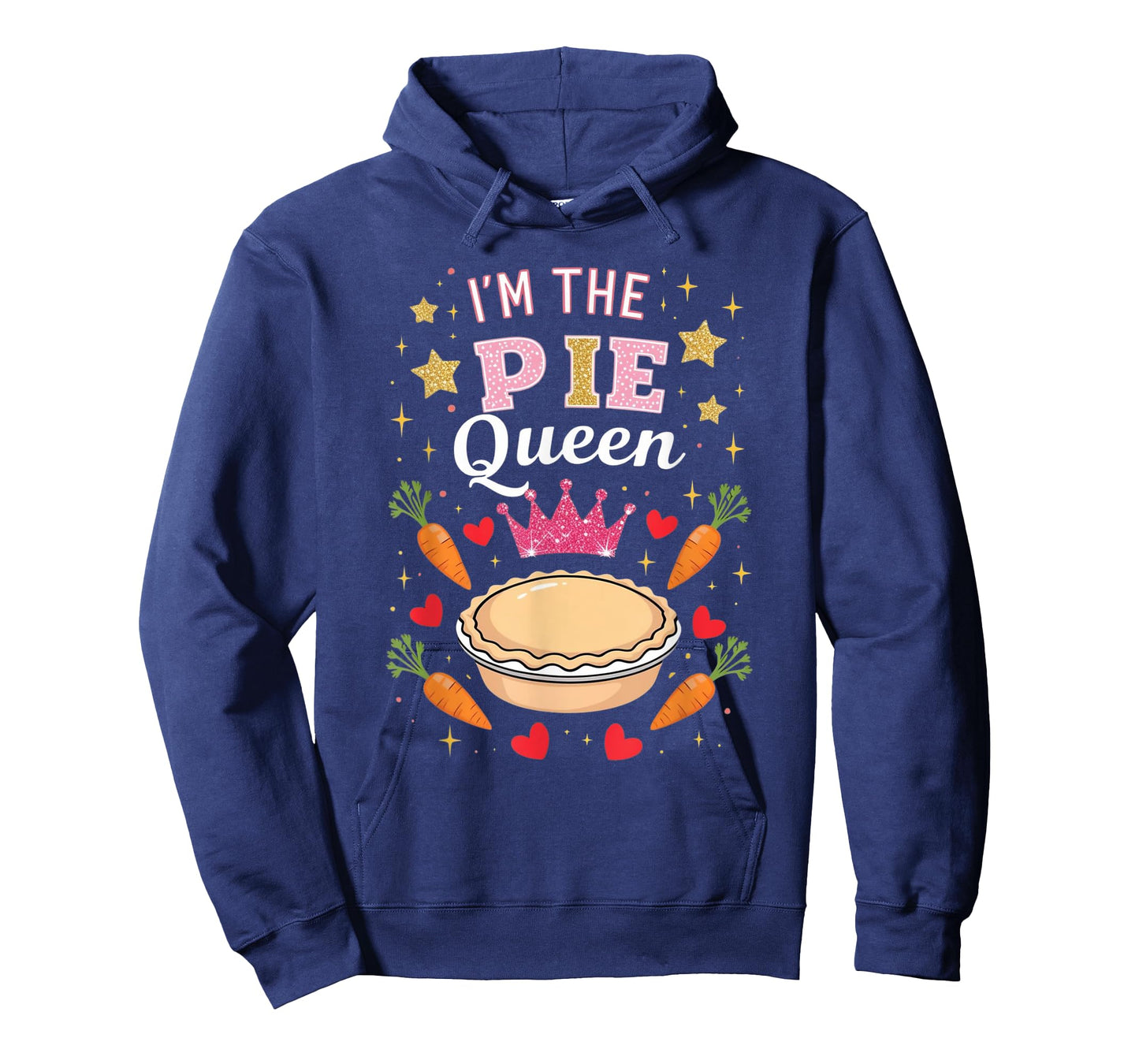 Cute I'm Pie Queen Pie Day Lover Happy Celebrate Party Crown T-Shirt