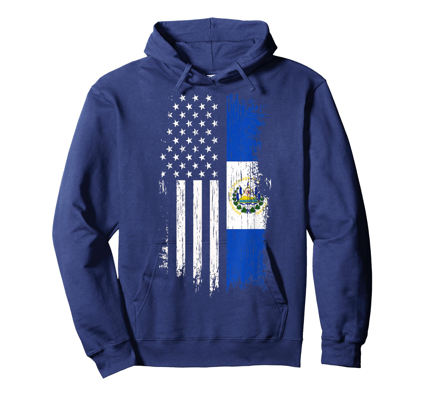 Salvadoran America Flag T-Shirt - El Salvador USA Shirt T-Shirt