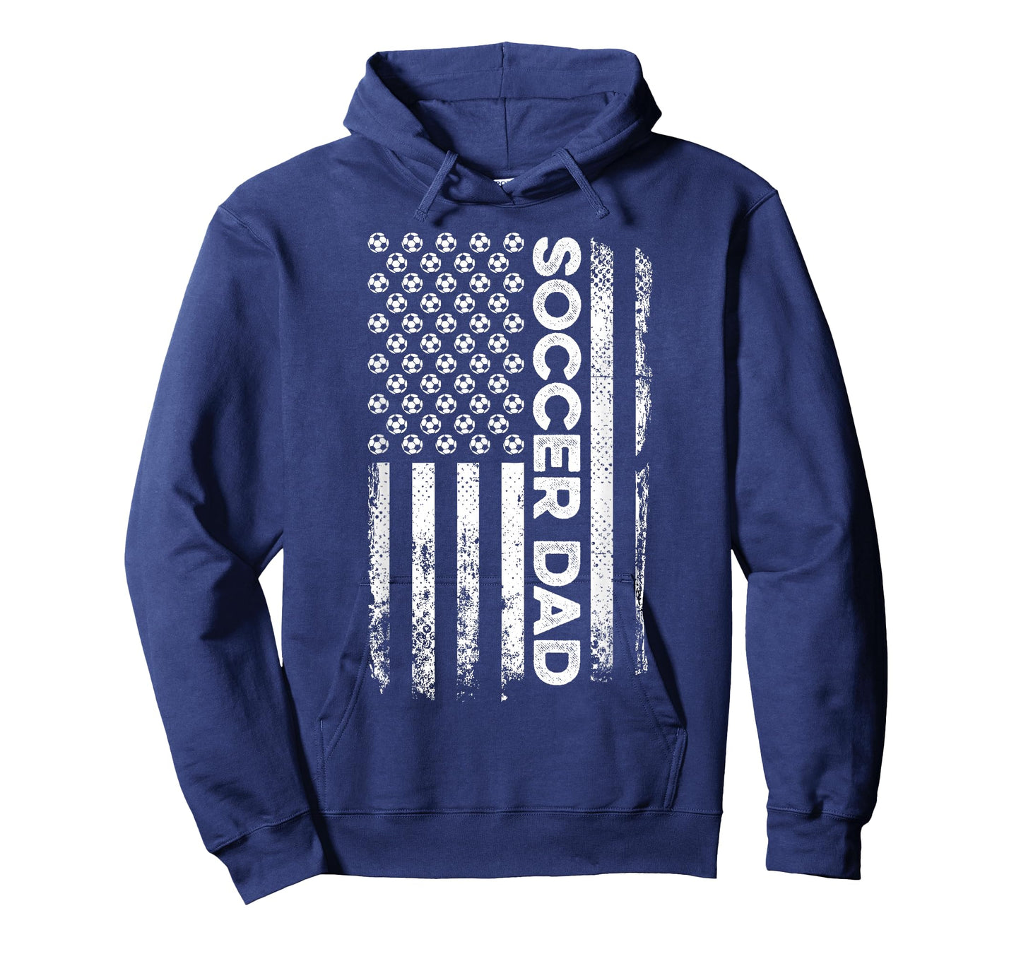 Soccer Dad American Flag Patriotic Father's Day T-Shirt