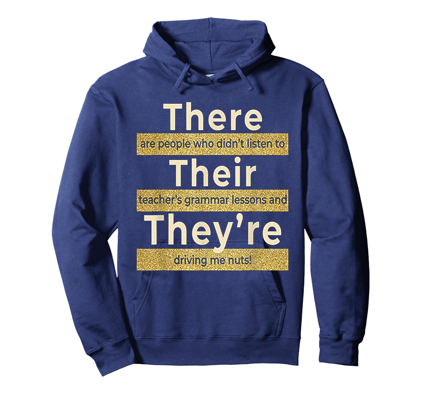 There Their They're T shirt English Grammar Funny Teacher T-Shirt for Men Women