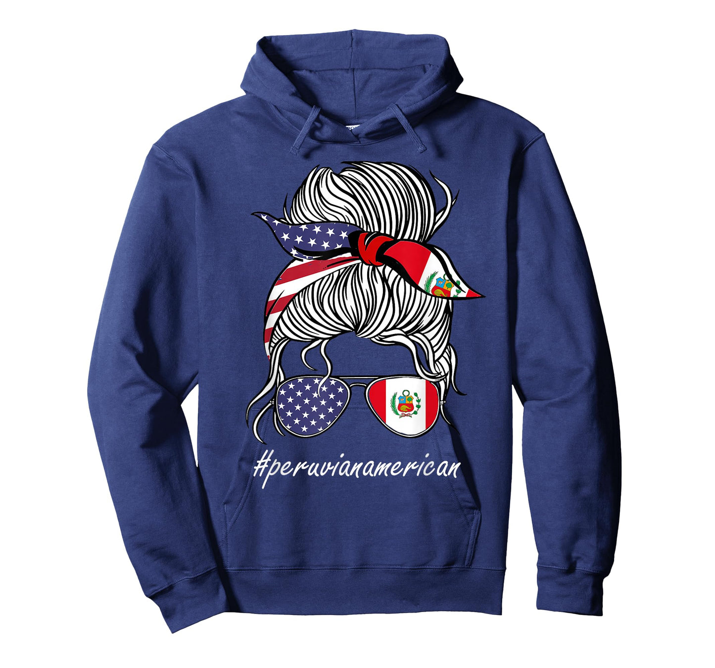 Peru Heritage American Grown Women Girl Peru Flag T-Shirt