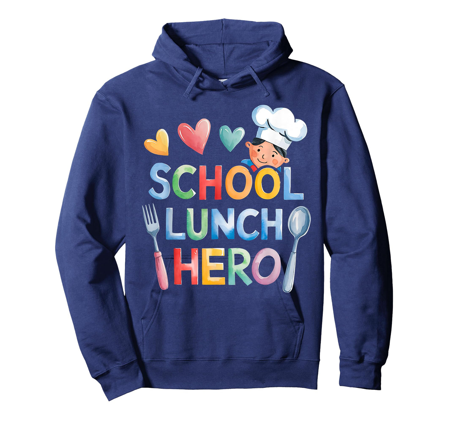Cute Lunch Hero Squad a Cafeteria worker School lunch hero T-Shirt
