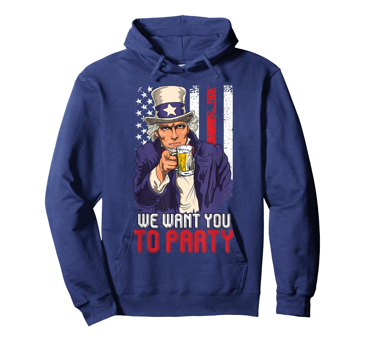 Independence Day We want you to Party Sam Uncle Patriots T-Shirt