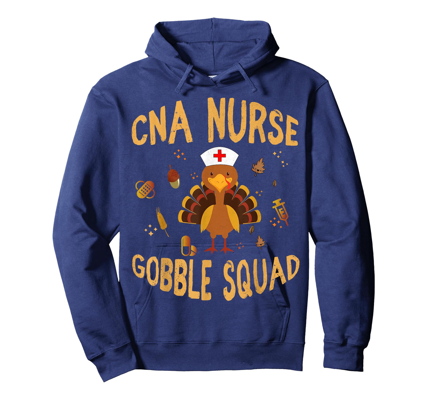 CNA Nurse Gobble Squad Funny Turkey Thanksgiving Day T-Shirt
