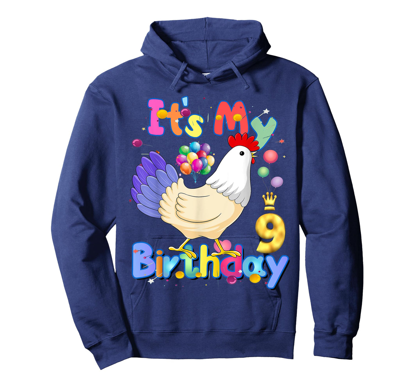 It's My Birthday 9 Chicken for Girls Chicken Dabbing Party T-Shirt