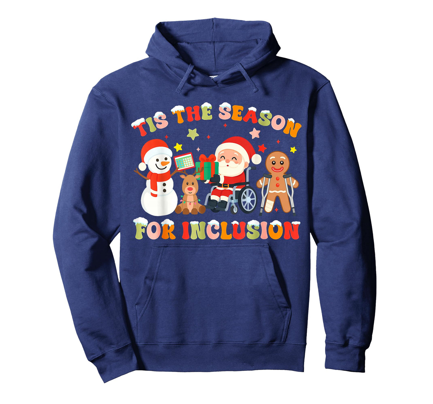 Tis The Season for Inclusion OT PT SLP Therapist Christmas T-Shirt