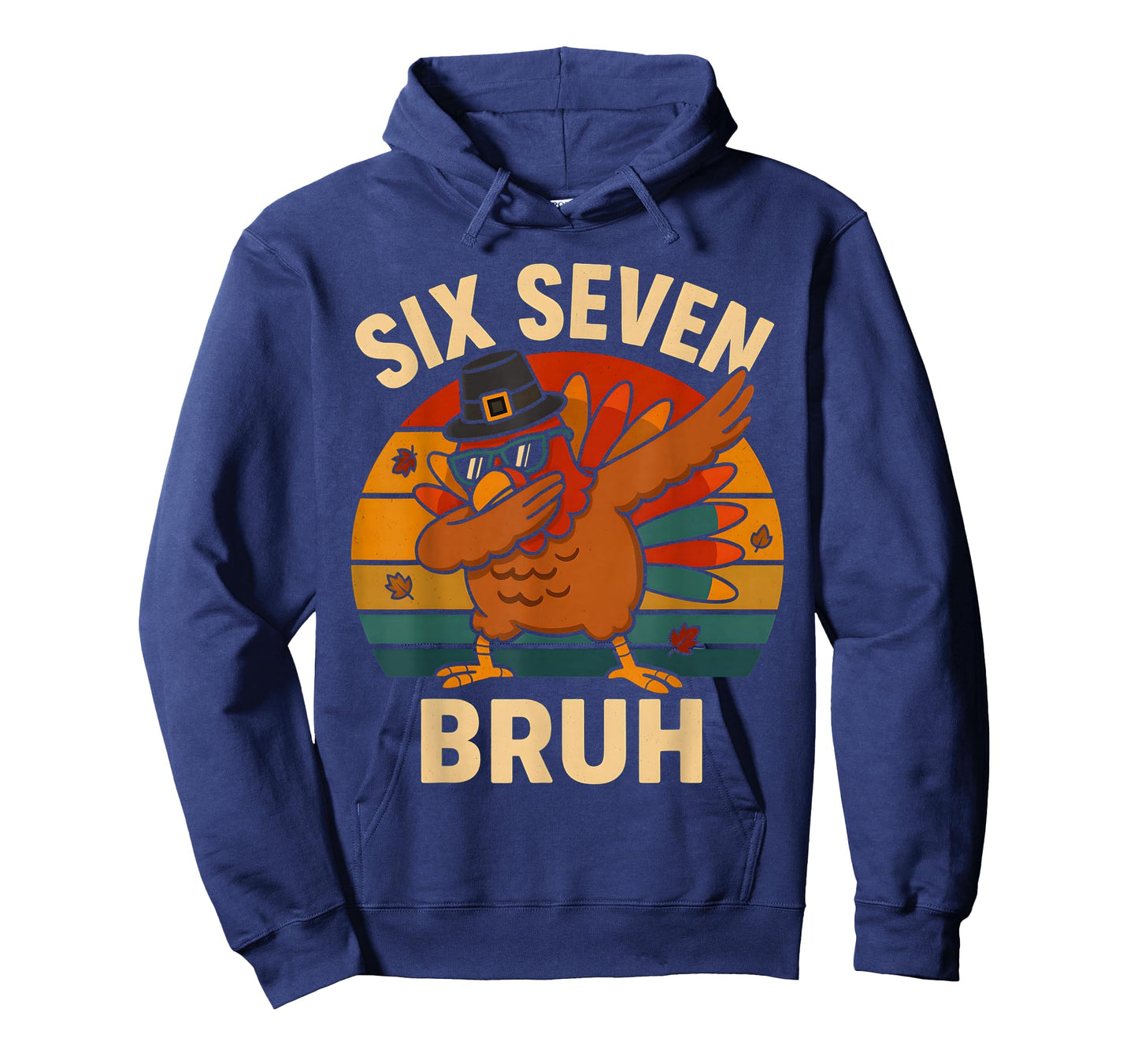 67 Thanksgiving Bruh Dabbing Turkey Funny Six Seven Meme T-Shirt