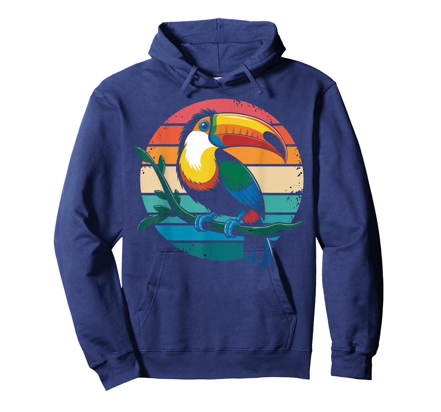 Retro Toucan Bird Tropical Jungle Vintage Nature Gifts Kids T-Shirt