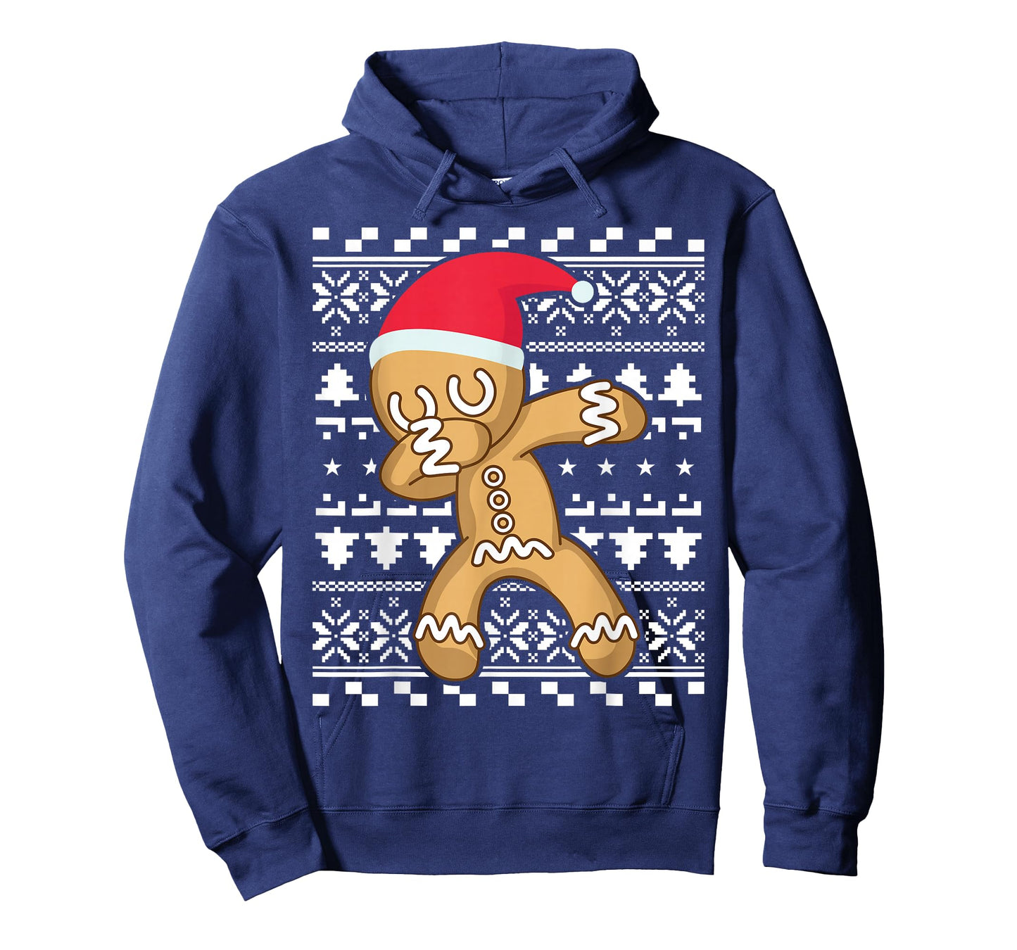 Dabbing Gingerbread Man Ugly Christmas Sweater T-Shirt