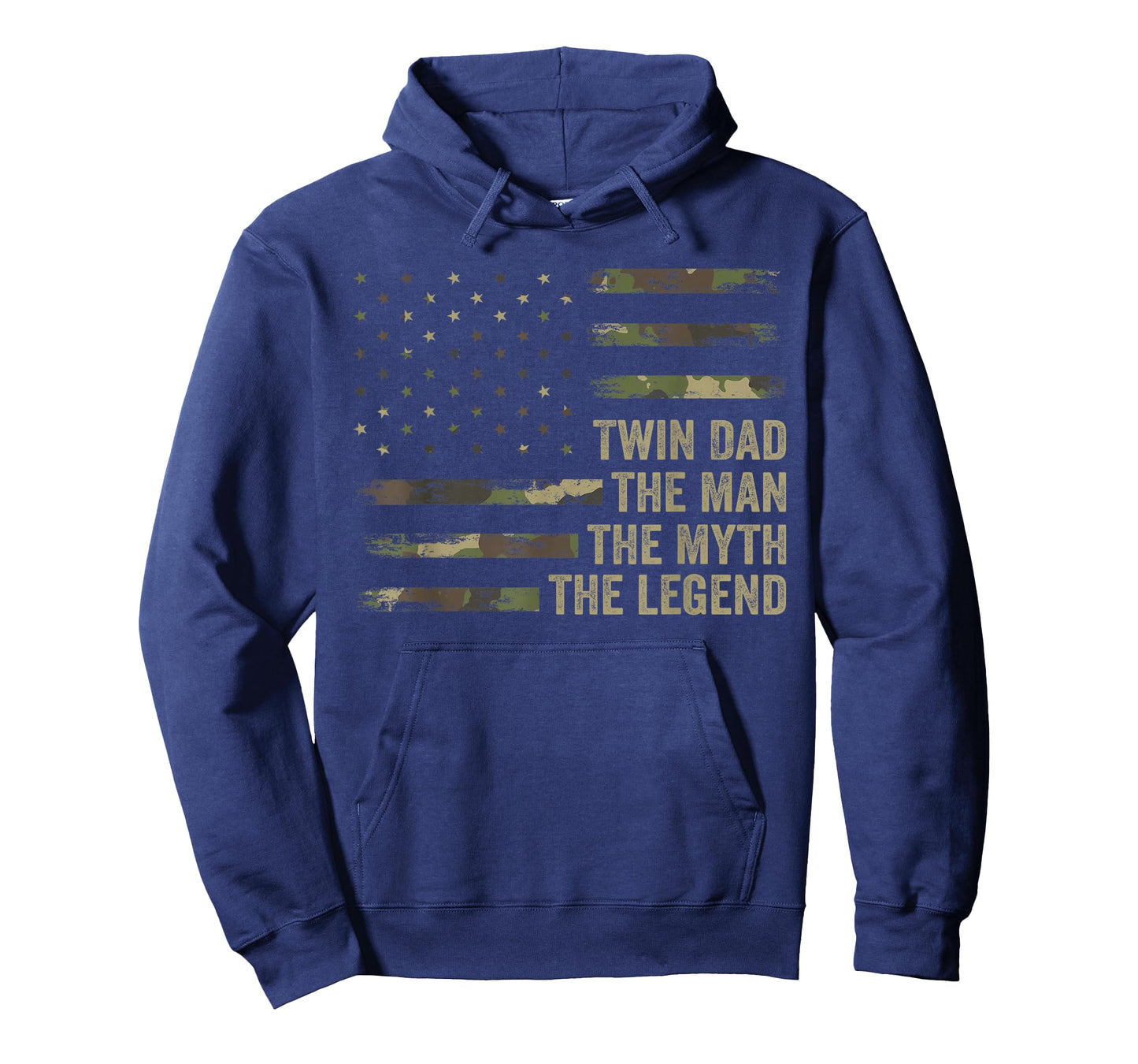 Twin Dad Camo USA Flag, Twin Dad The Man The Myth The Legend T-Shirt