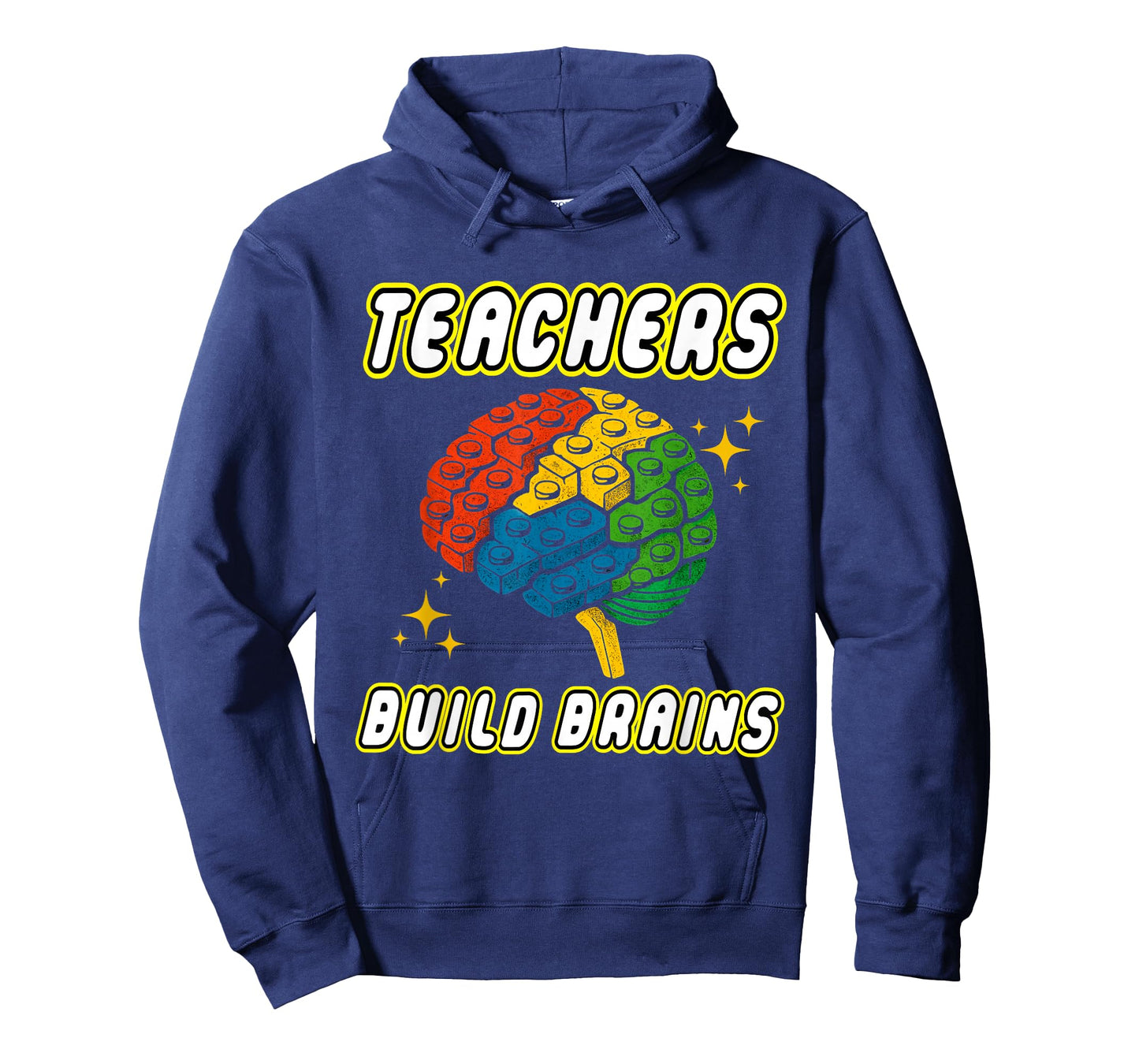 Teachers Build Brains Building Bricks Back to School Funny T-Shirt