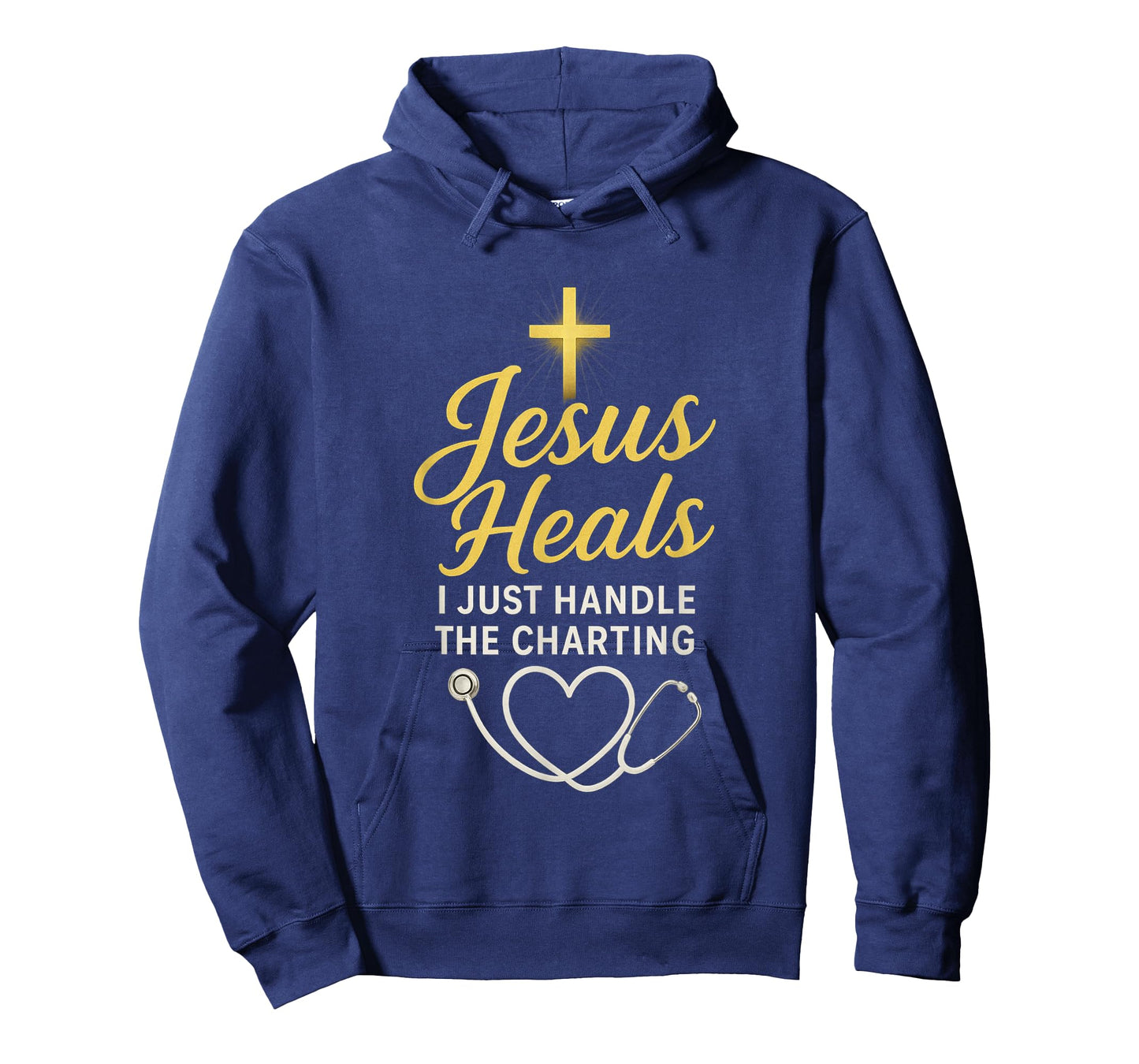 Christian Nurse Jesus Heals I Just Handle The Charting Nurse T-Shirt