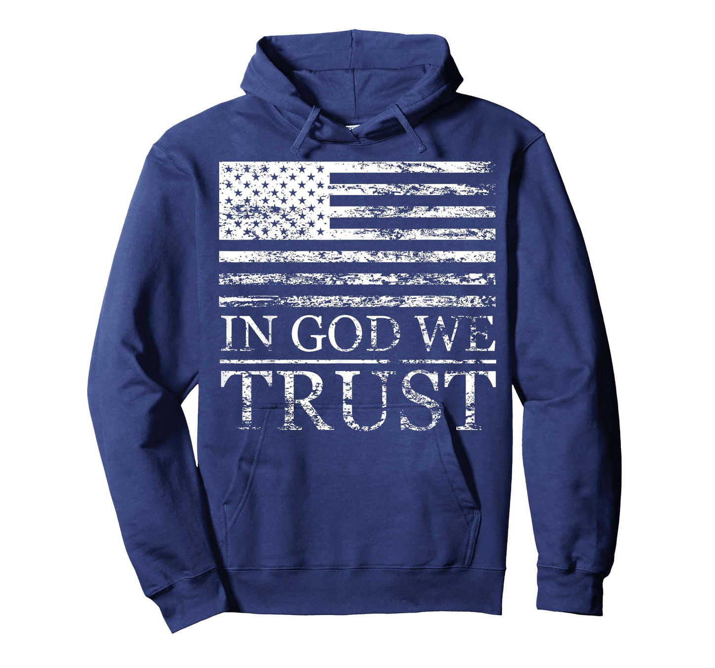 In God We Trust - Distressed Grunge American Flag USA Proud Women Men T-Shirt