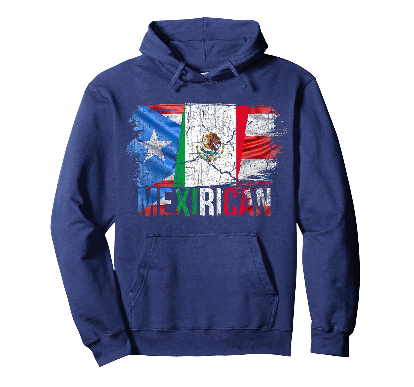 Mexirican T-Shirt Mexico Puerto Rican Flag T Shirts Mexican T-Shirt