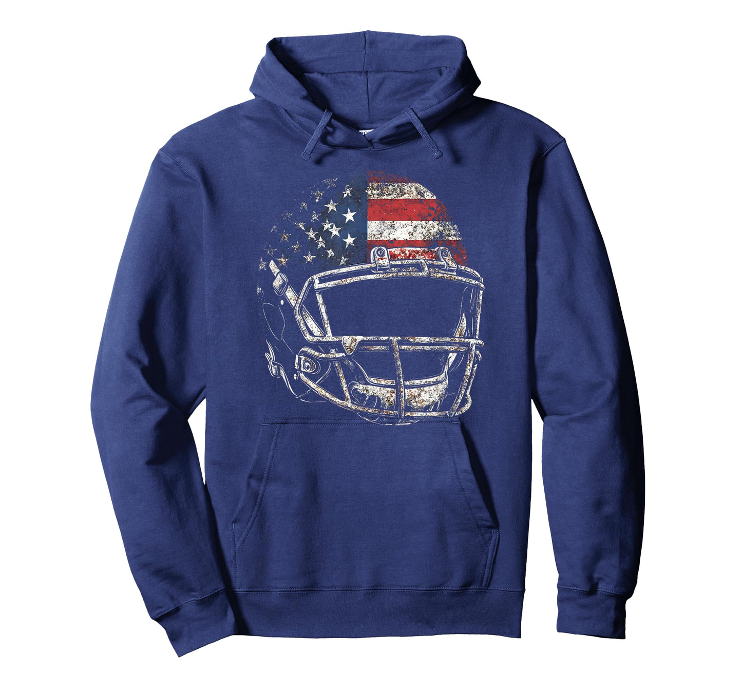 American Football Players Helmet US Flag T-Shirt