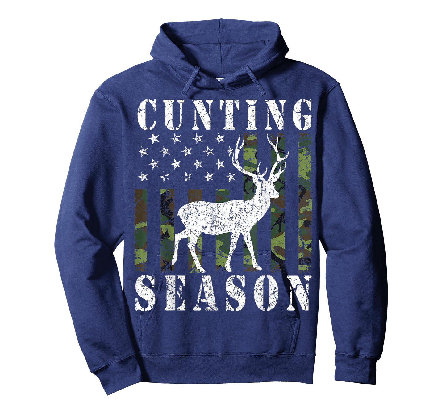 Cunting Season American Flag Counting Season Activist Funny T-Shirt