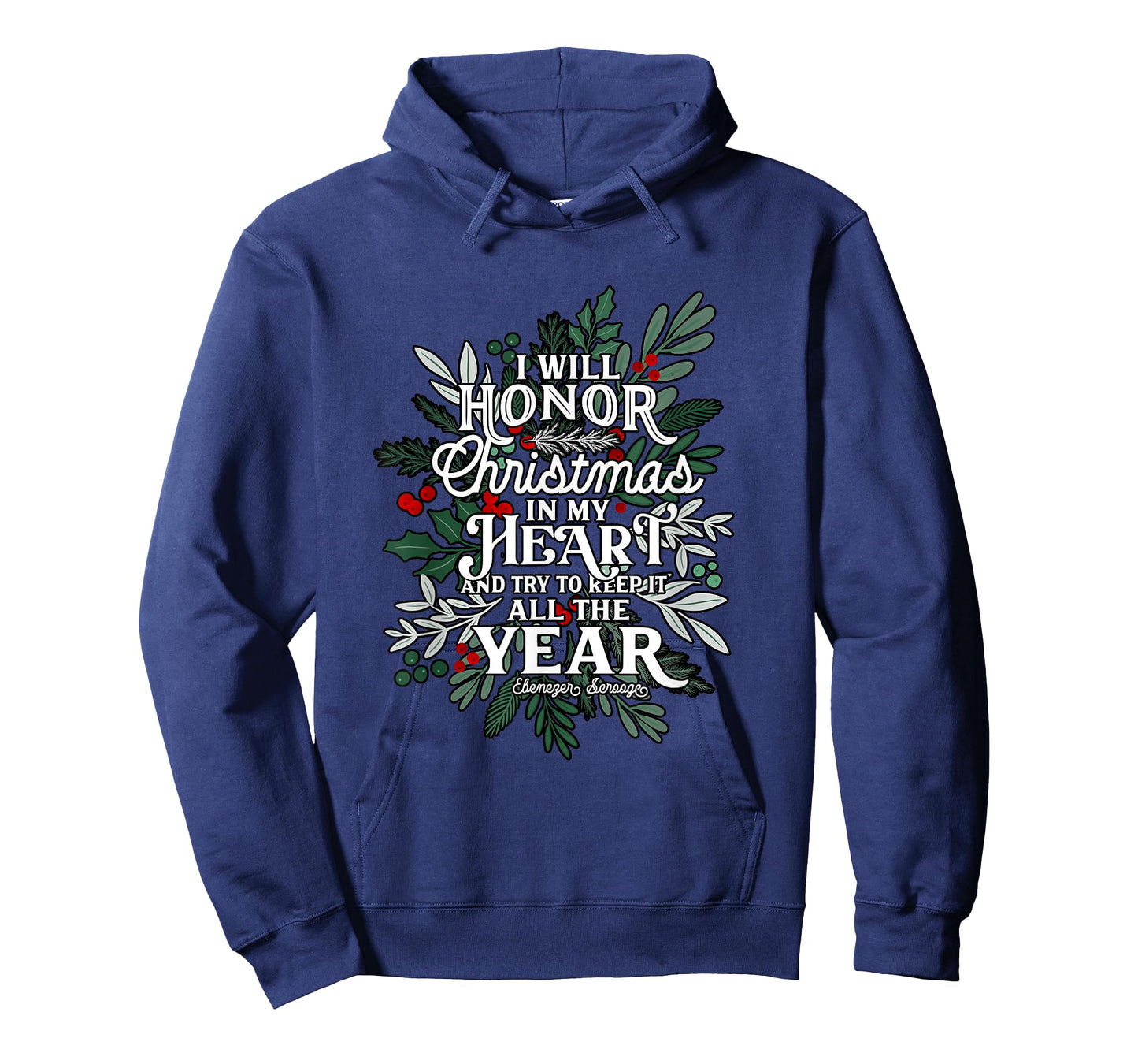Christmas Carol, Scrooge Quote, Holiday festive graphic T-Shirt
