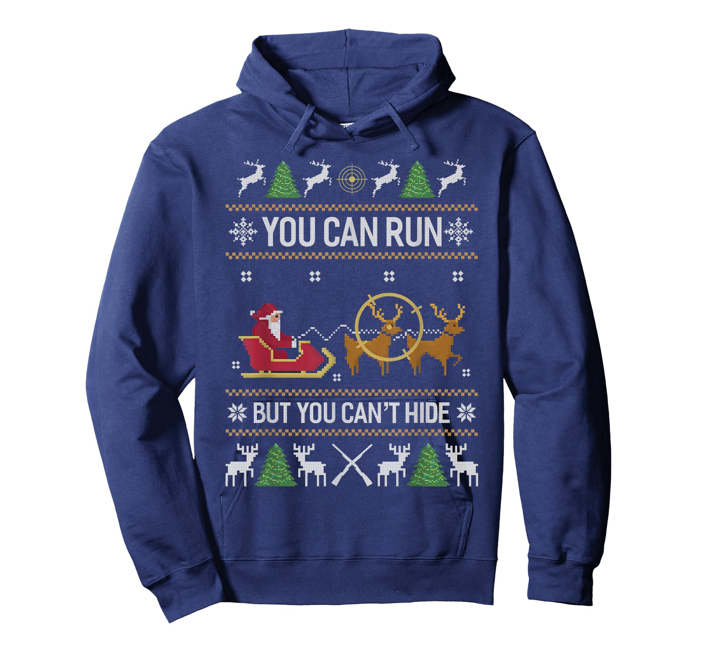 Deer Hunting Santa Hunter Ugly Christmas Sweater Xmas Gifts T-Shirt