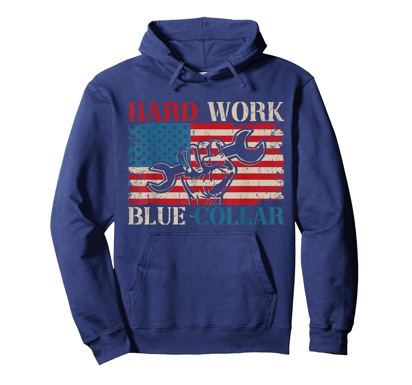 American Roughneck Mechanic Blue Collar Worker T-Shirt