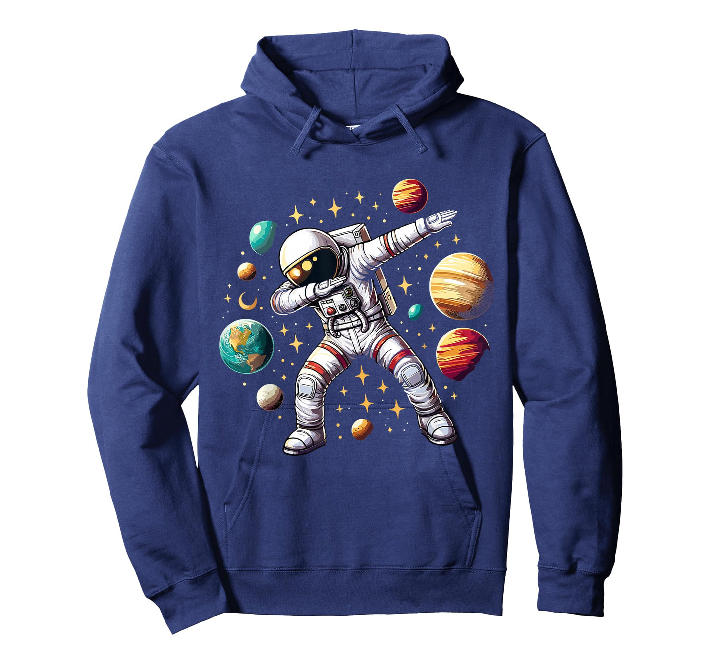 Astronaut Dabbing in Space Cosmic Galaxy Adventure Tee T-Shirt