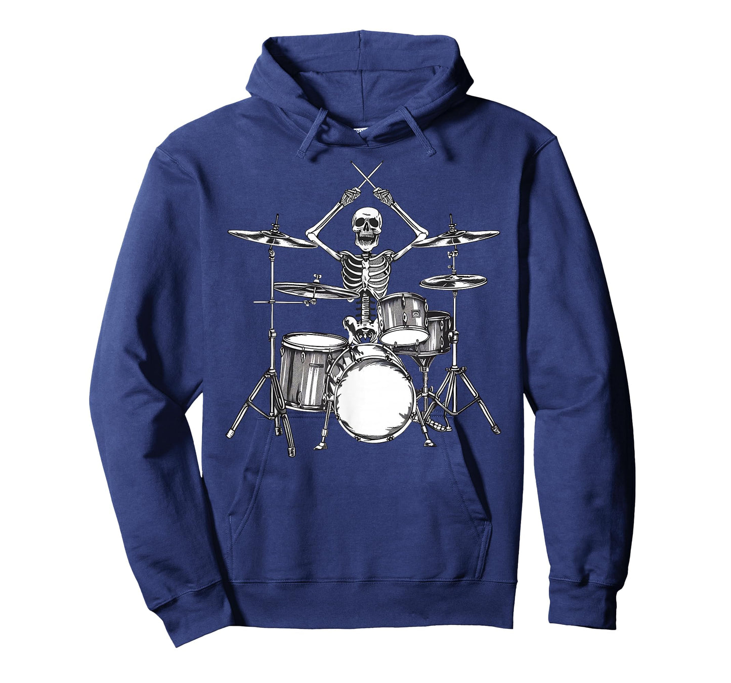 Skeleton Percussionist Drummer Halloween Rock & Roll Music T-Shirt