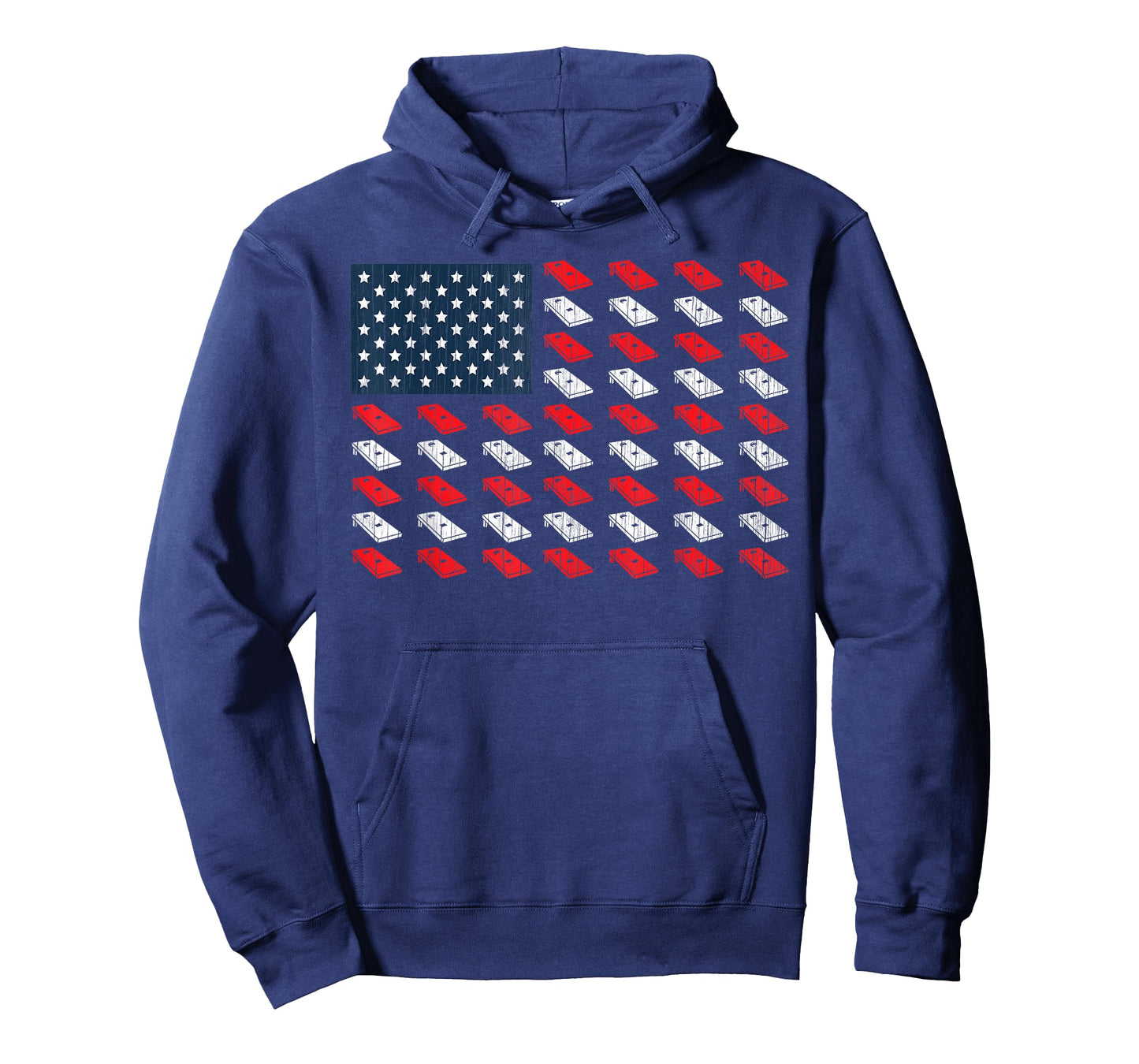 Matching Cornhole American Flag July 4th Cornhole Men USA T-Shirt