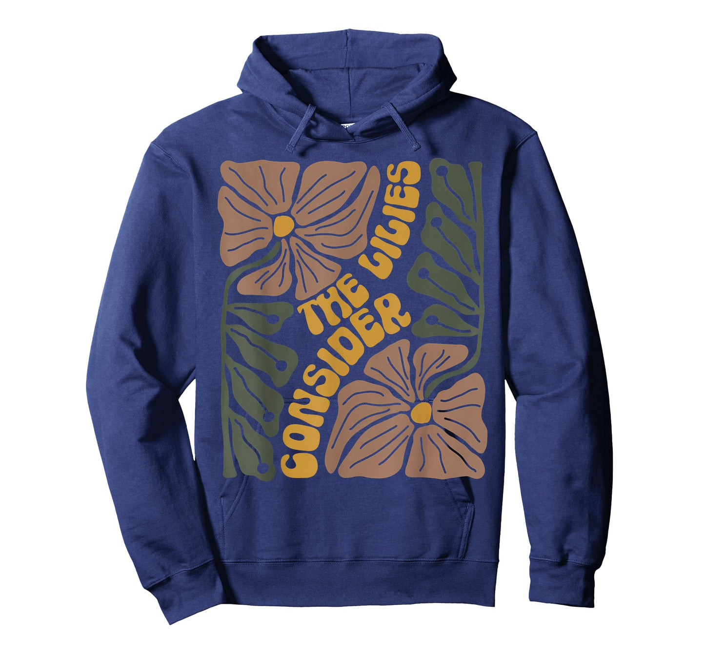 Consider The Lilies Boho Floral Christian Religious Bible T-Shirt