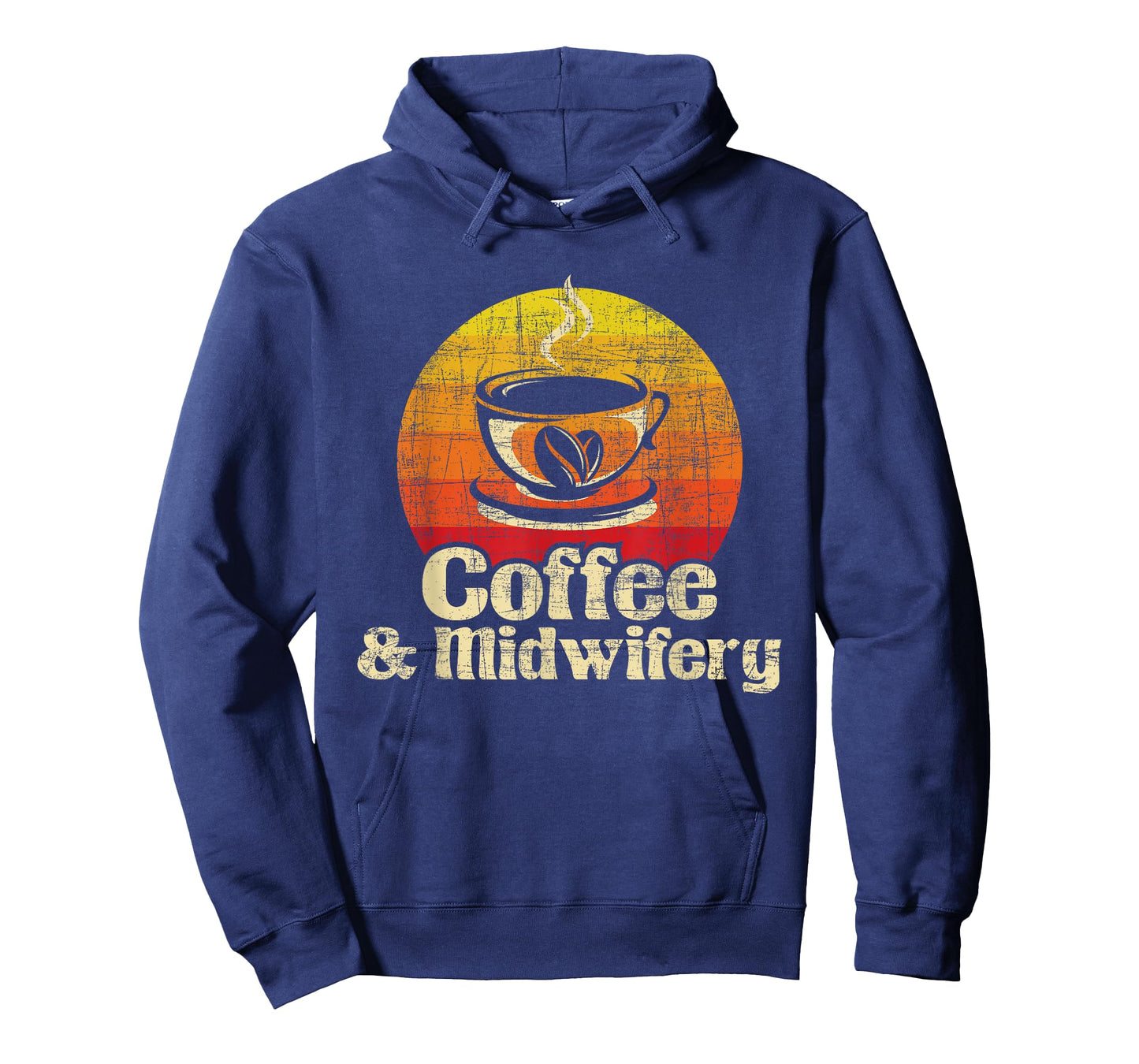 Coffee & Midwifery - Retro Doula Nurse Midwives Birth Worker T-Shirt