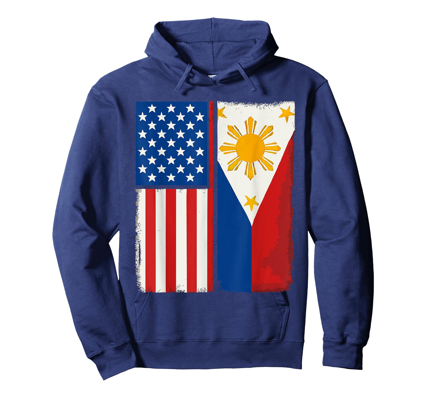 Half Filipino Half American USA Flag Philippines America T-Shirt