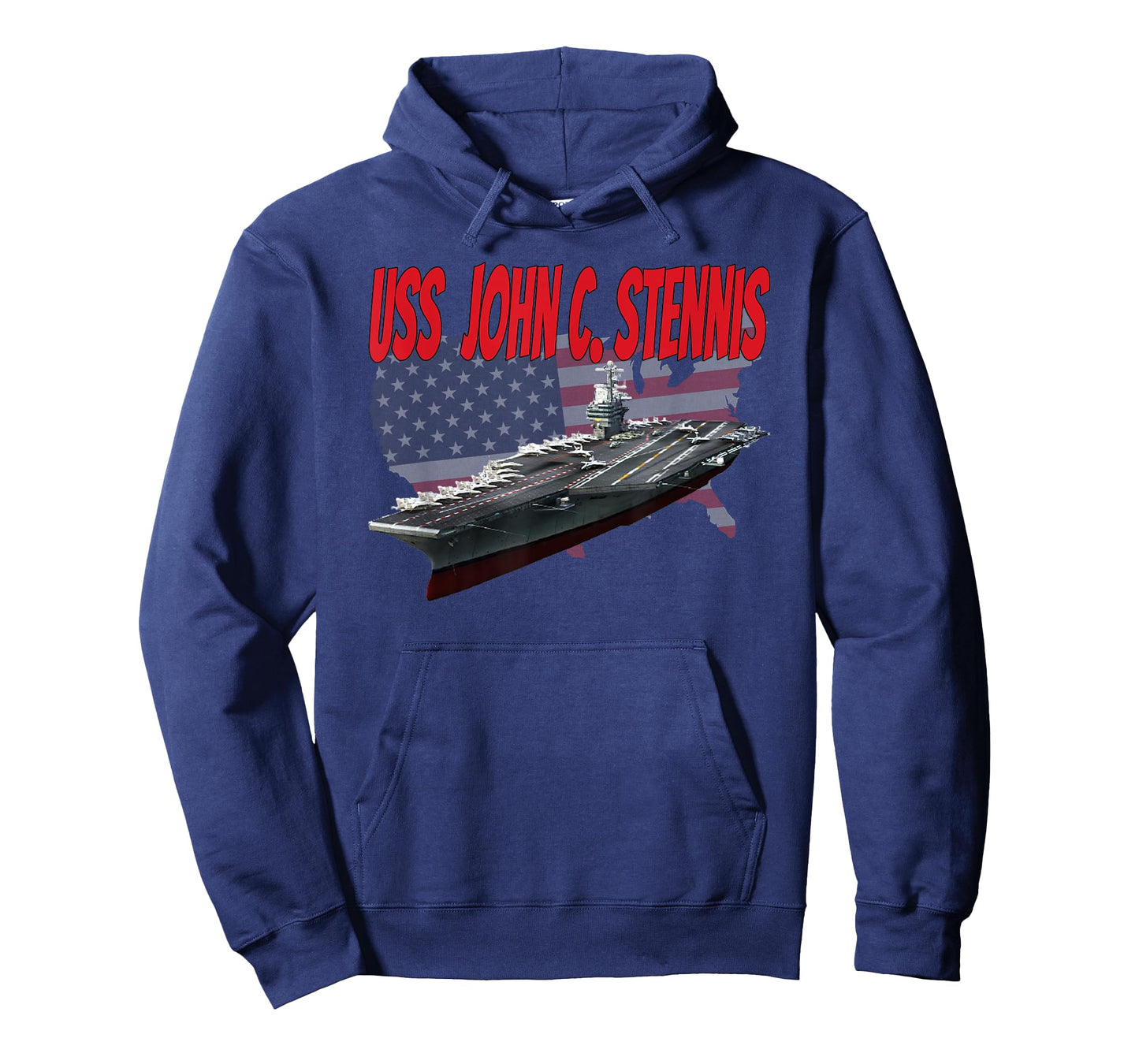 Aircraft Carrier USS John C. Stennis CVN-74 Grandpa Dad Son T-Shirt