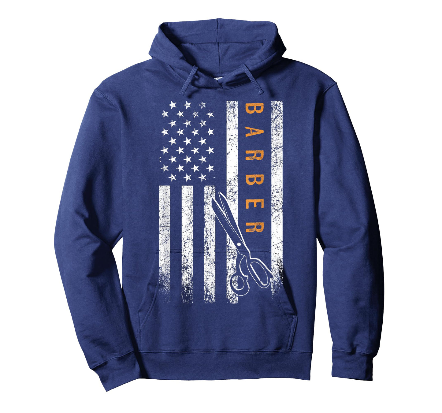 Barber American Flag Design Barbershop T-Shirt