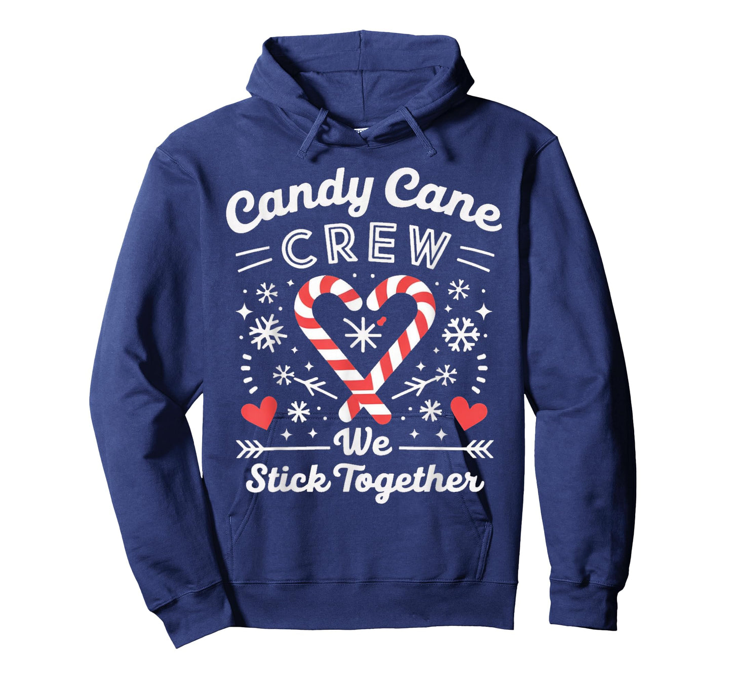 Christmas Candy Cane Heart Holiday Family Matching Pajama T-Shirt