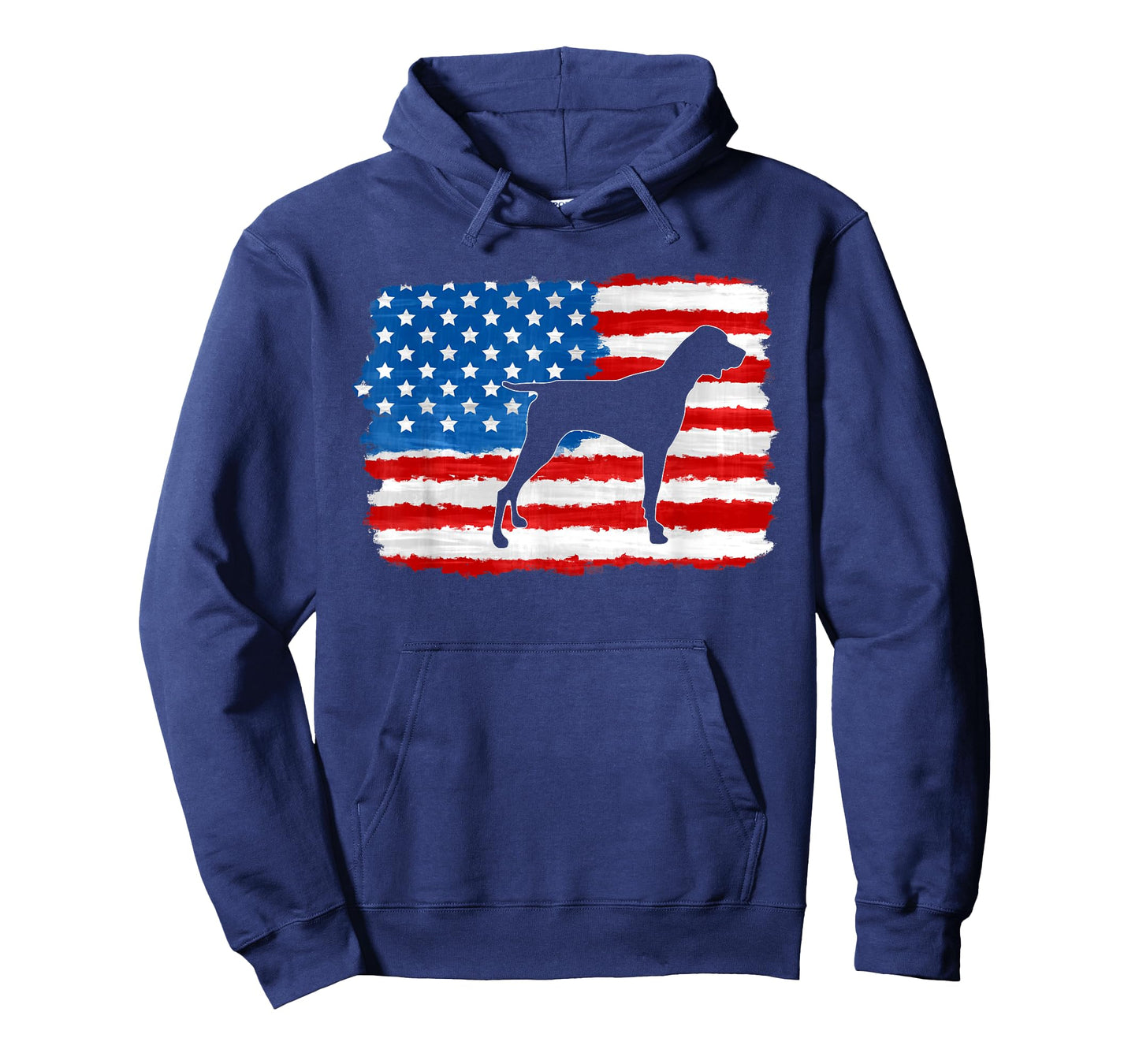 German Shorthaired Pointer 4th of July American Flag GSP Dog T-Shirt