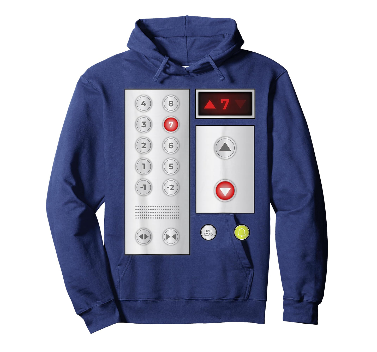 Cool Elevator Buttons Art Men Women Lift Halloween Costume T-Shirt