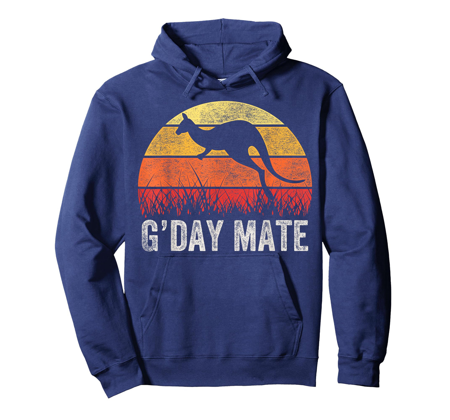 Australia G'Day Mate Shirt Funny Kangaroo Australian Vintage T-Shirt