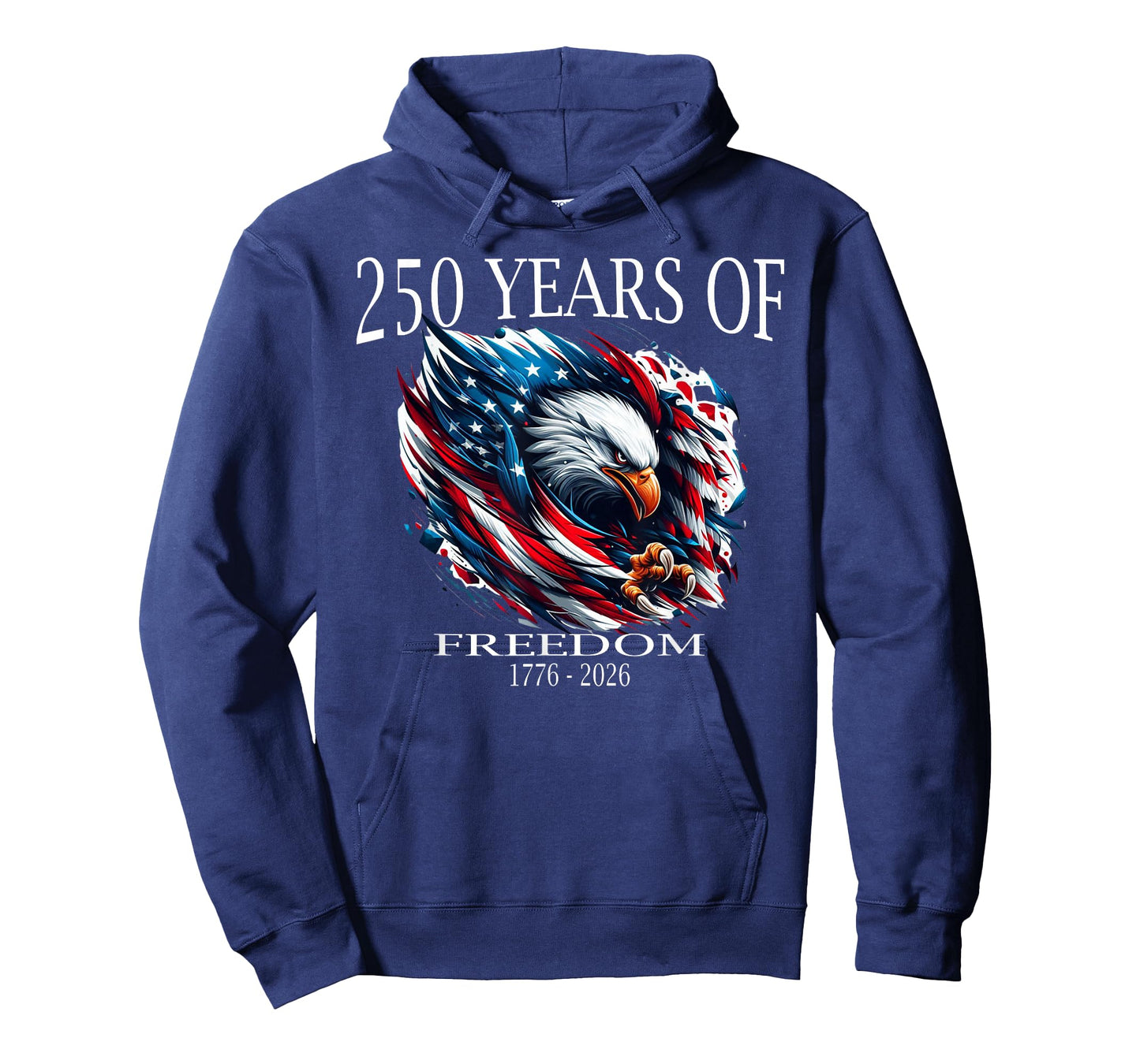 250 Years of Freedom 1776-2026, American Patriotic July 4th T-Shirt
