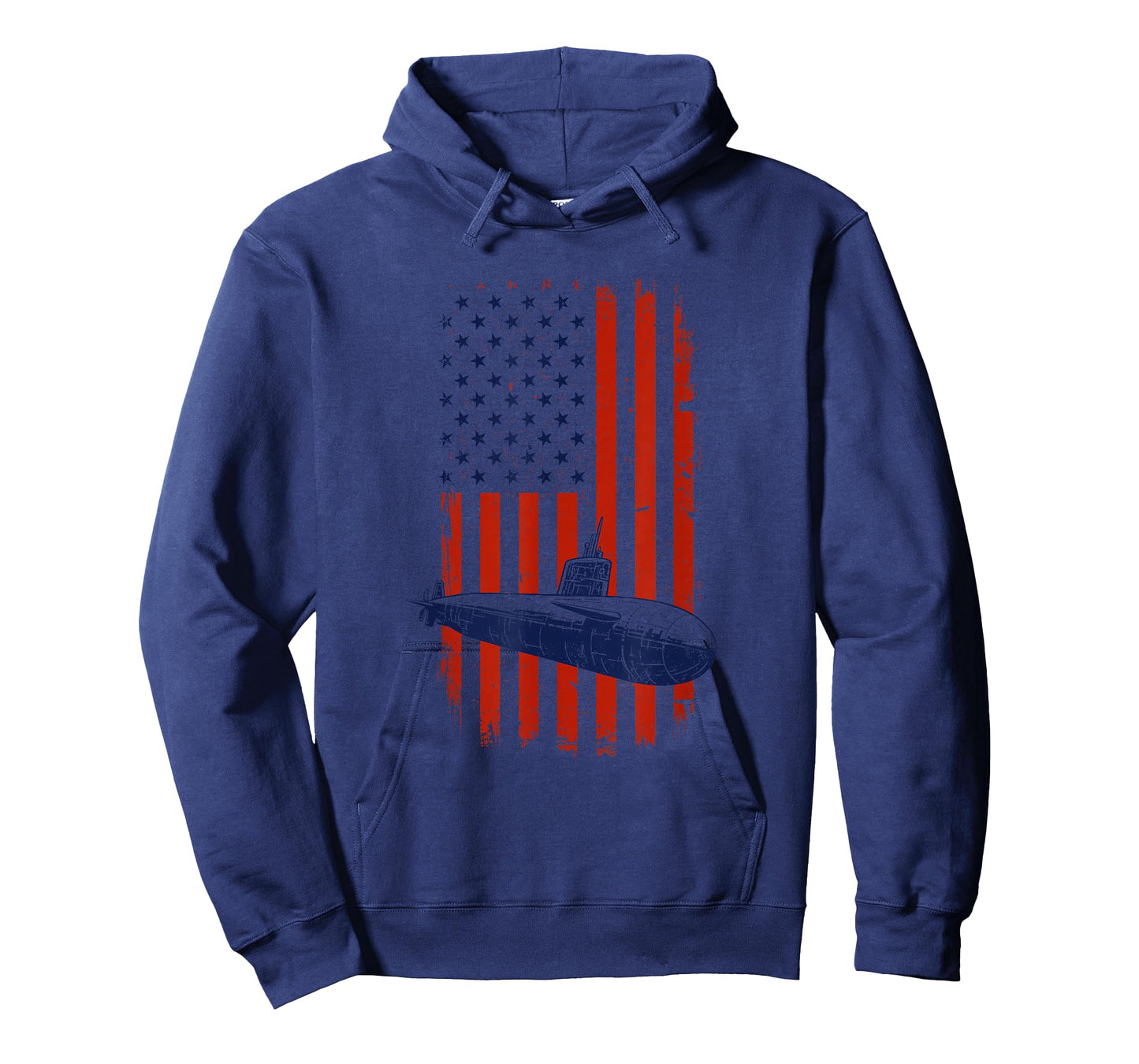 Patriotic Submarine American Flag Submariner Veteran Design T-Shirt