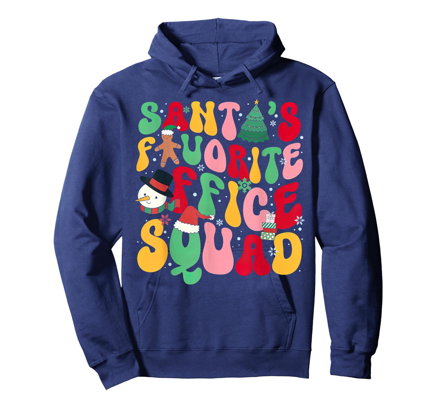 Groovy Santa Favorite Office Squad Christmas Admin Staff T-Shirt