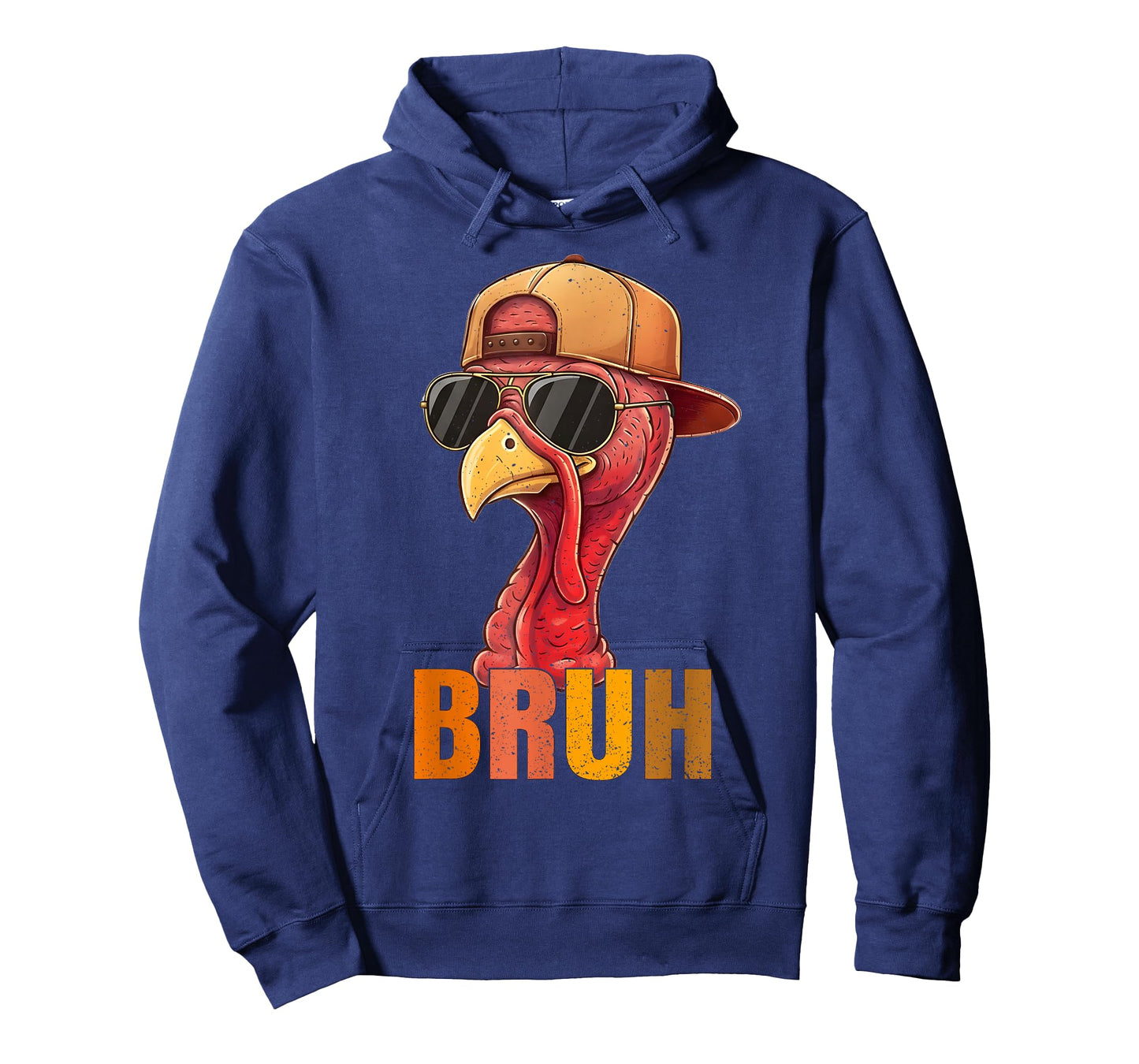 Bruh Funny Thanksgiving Turkey for Mens Boys Teens Kids T-Shirt
