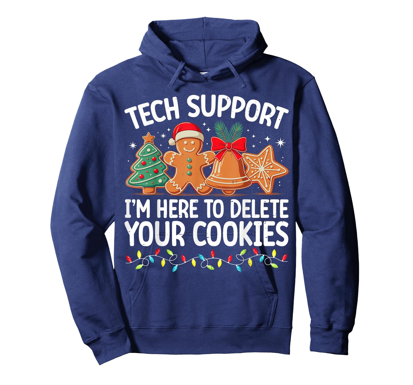Tech Support Christmas Cookies Women Men Funny Christmas T-Shirt