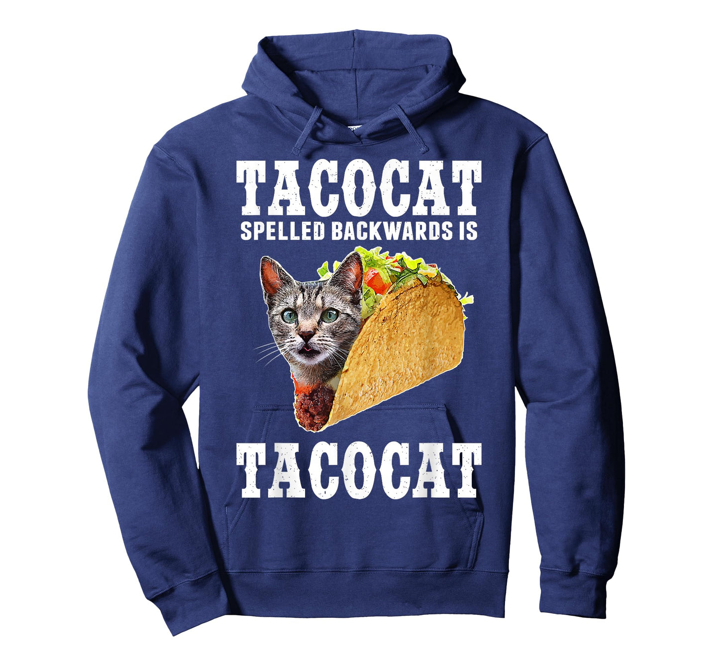 Tacocat Spelled Backwards is Tacocat Funny Cat Gift T-Shirt
