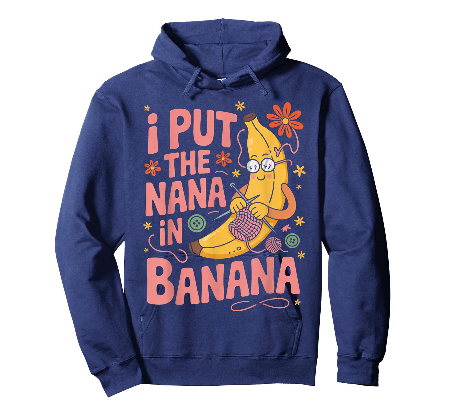 I Put The Nana In Banana Funny Groovy Grandma T-Shirt