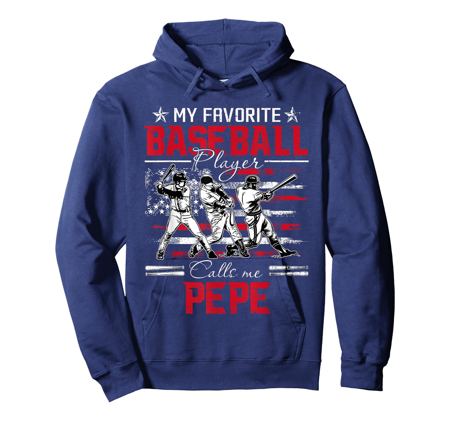 My Favorite Baseball Player Calls Me Pepe American Flag T-Shirt