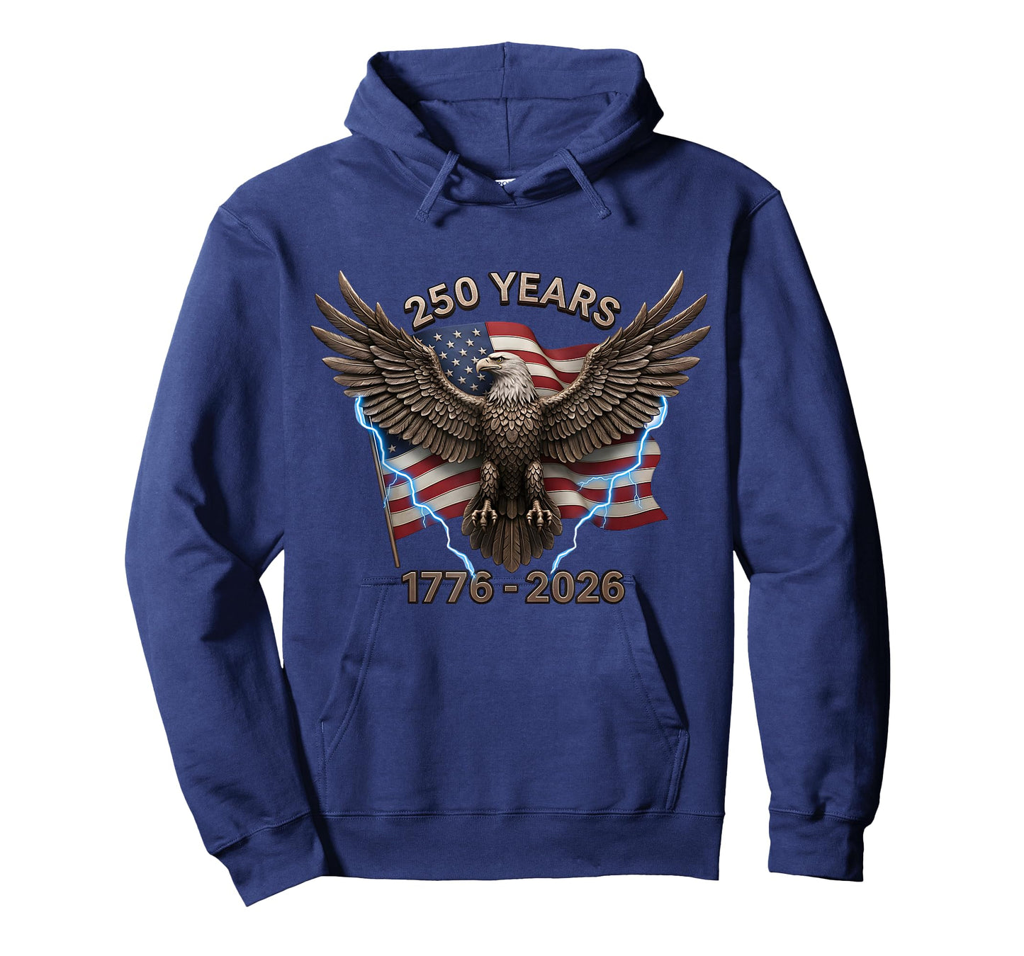 Eagle Flag 250 Years 1776-2026 250th Birthday T-Shirt