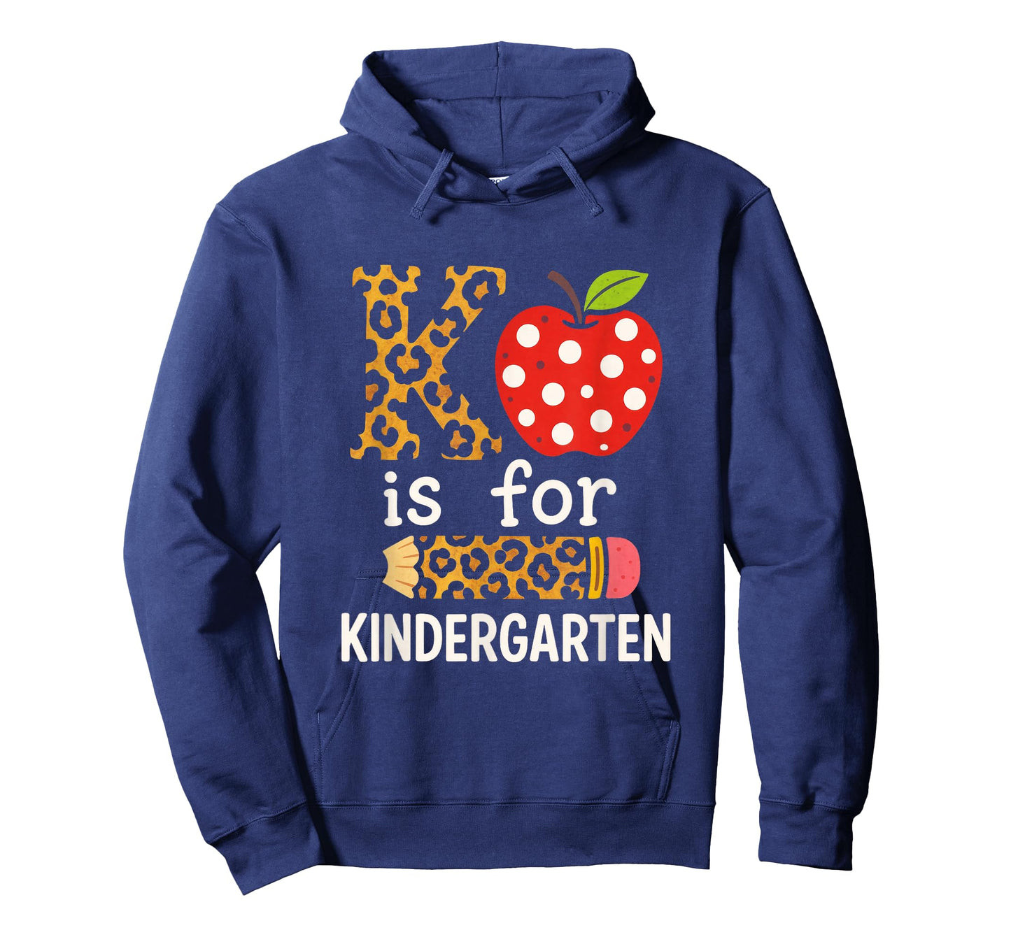 K is for Kindergarten - Teacher Leopard T-Shirt