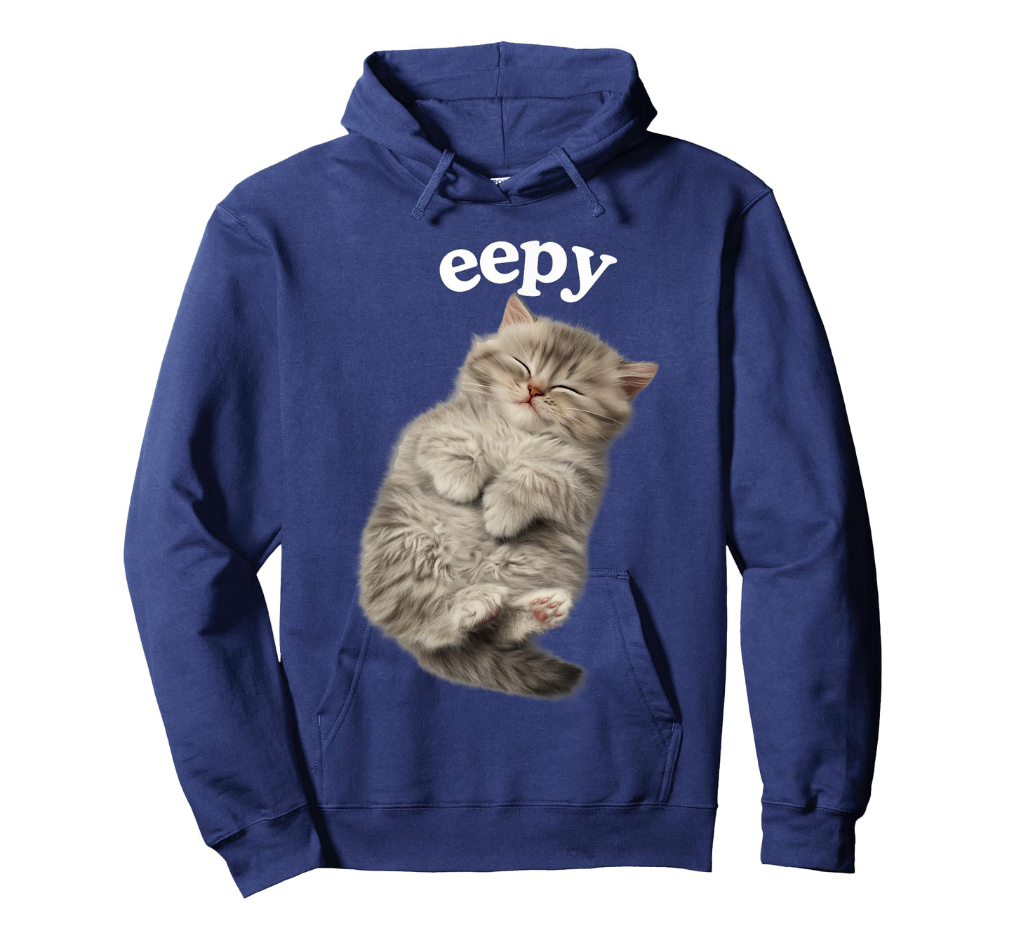 Eepy Cat, Silly Sleepy Cat Meme Cute fluffy cat lovers kitty T-Shirt for Men Women Kids